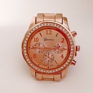 Geneva Rose Gold Watch